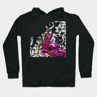 Abstract Floral Design 15 Hoodie